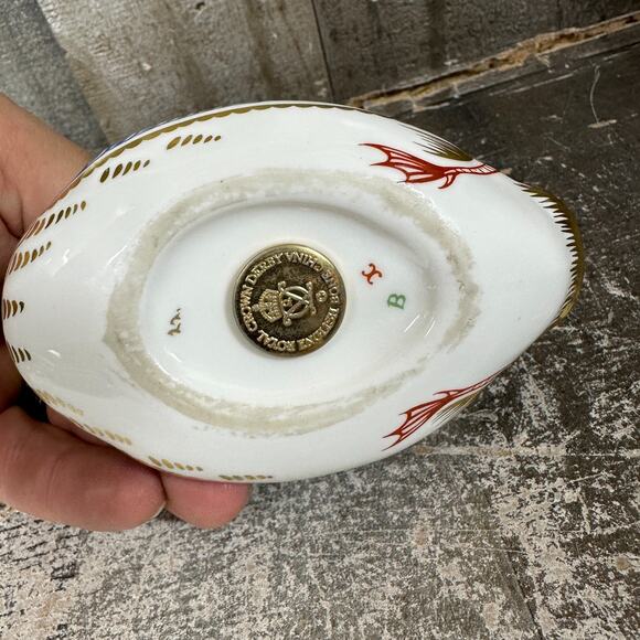 Royal Crown Derby English Bone China DUCK Paperweight Figurine - Picture 7 of 11